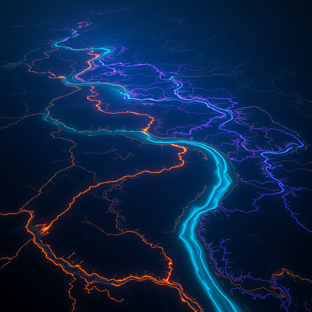 Neural River Delta